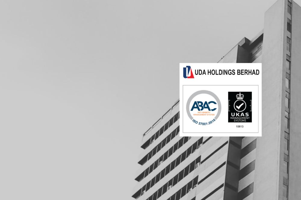 ABAC™ certifies UDA Holdings Berhad Certified for ISO 37001:2016 Anti-Bribery Management Systems
